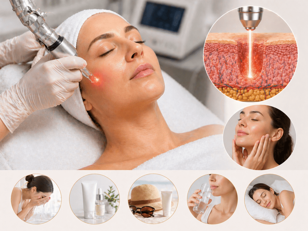 Healing from CO2 laser