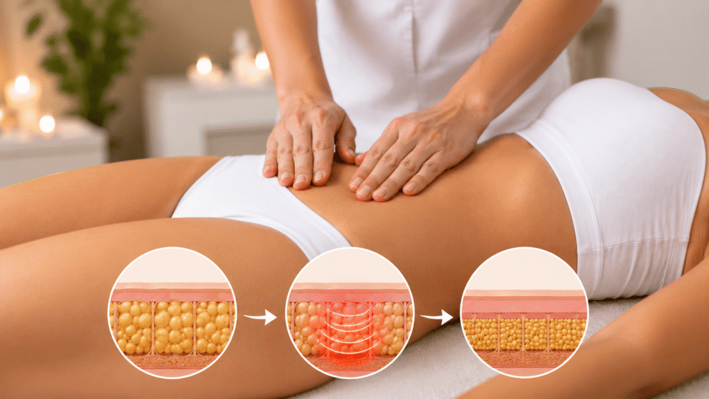 Radiofrequency fat reduction